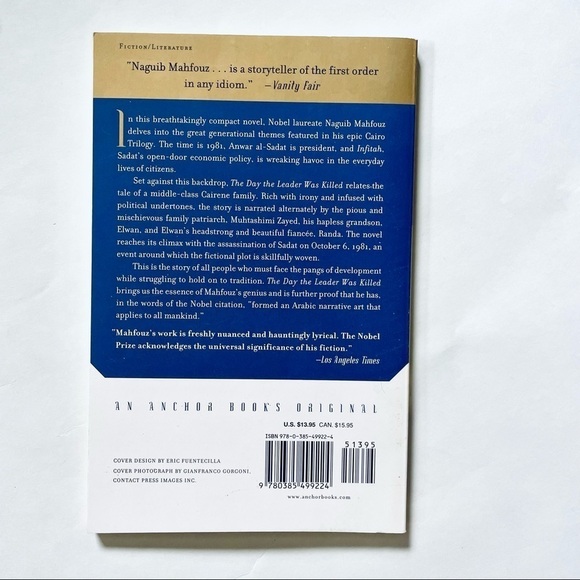 🎯3/$10 The Day The Leader Was Killed Naguib Mahfouz Softcover Paperback Book - Picture 3 of 6